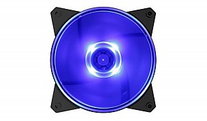 מאוורר למארז COOLER MASTER ML120L BLUE LED 120mm מאוורר למארז COOLER MASTER ML120L BLUE LED 120mm
