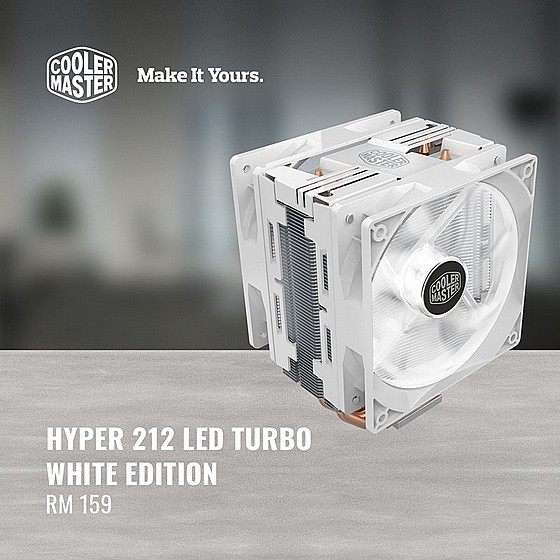 ������ COOLER MASTER HYPER 212 LED TURBO WHITE