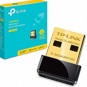 מתאם רשת אלחוטי TP-Link TL-WN725N nLITE Nano 150Mbps מתאם רשת אלחוטי TP-Link TL-WN725N nLITE Nano 150Mbps