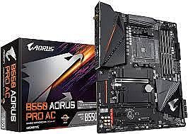 לוח אם GIGABYTE B550 AORUS PRO AC AM4 ATX RGB לוח אם GIGABYTE B550 AORUS PRO AC AM4 ATX RGB