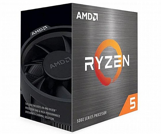���� AMD Ryzen R5 5600X Box Cores 6 Threads 12 Up to 4.6Ghz