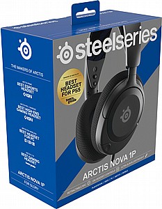 אוזניות גיימינג קלות משקל ל PlayStation Arctis Nova 1P BLK אוזניות גיימינג קלות משקל ל PlayStation Arctis Nova 1P BLK
