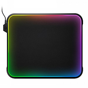 משטח לעכבר איכותי בעל תאורת LED QcK Prism Cloth - M משטח לעכבר איכותי בעל תאורת LED QcK Prism Cloth - M