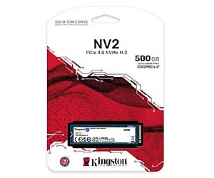 דיסק פנימי Kingston NV2 500GB NVME GEN 4.0 4X4 M.2 2280 דיסק פנימי Kingston NV2 500GB NVME GEN 4.0 4X4 M.2 2280