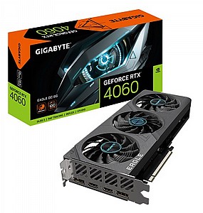 כרטיס מסך Gigabyte RTX 4060 EAGLE OC 8GB DP HDMI כרטיס מסך Gigabyte RTX 4060 EAGLE OC 8GB DP HDMI