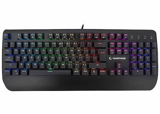 Rampage KB-R90 ORION RGB Version Blue Switch Gaming Mechanical Keyboard