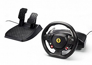 הגה מירוצים עם דוושות Thrustmaster Ferrari 458 Italia למחשב PC ואקסבוקס 360 הגה מירוצים עם דוושות Thrustmaster Ferrari 458 Italia למחשב PC ואקסבוקס 360