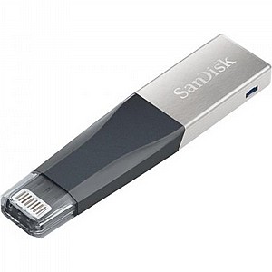 ����� ���� ������� ��� SanDisk iXpand Mini Flash Drive SDIX40N-064G USB 3.0 / Lightning - ���� 64GB