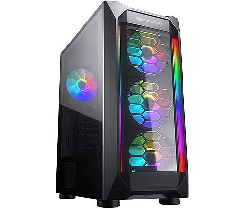 ���� ���� MX410-G RGB Powerful Airflow and Compact Mid-Tower Case with Tempered Glass