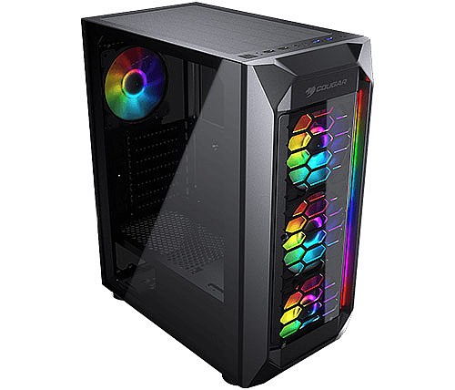���� ���� MX410-G RGB Powerful Airflow and Compact Mid-Tower Case with Tempered Glass