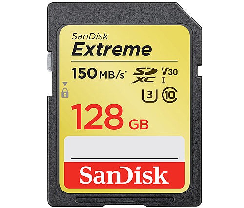 ����� ����� SanDisk Extreme SDXC UHS-I SDSDXV5-128G - ���� 128GB