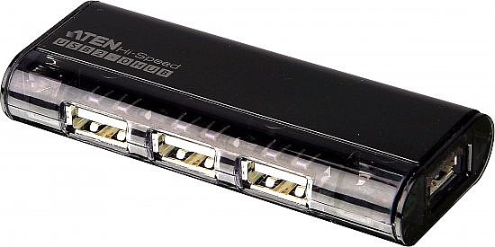 ���� 4 ������ USB 2.0 ����� Aten UH284