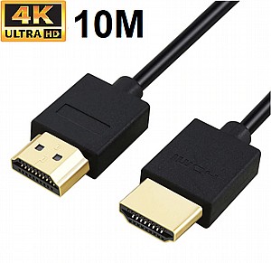 כבל HDMI ל- HDMI אורך 10 מטר 4K HD כבל HDMI ל- HDMI אורך 10 מטר 4K HD