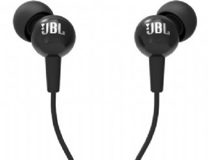 אוזניות IN EAR עם מיקרופון מבית JBL דגם C100 שחור אוזניות IN EAR עם מיקרופון מבית JBL דגם C100 שחור